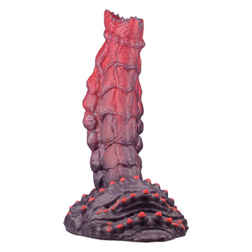 Red Piranha Monster Suction Cup Dildo