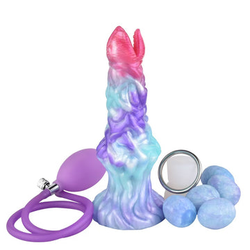 8 Inch Mixed Color Alien Ovipositor Dildo