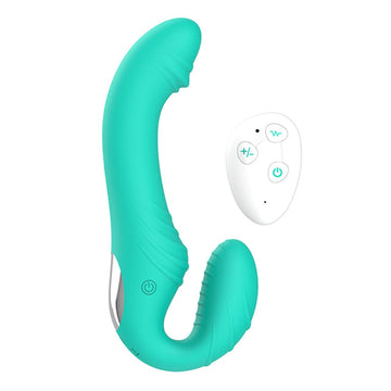 Vibrating Couples g spot Strapless Strap On Dildo