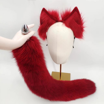 Red Enchanting Fox Anal Tail Butt Plug
