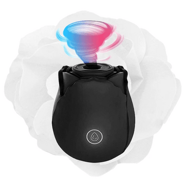 Black Rose Vibrator Clit Stimulator Toy