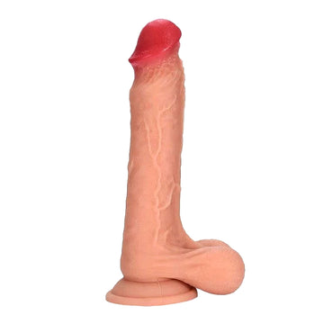 8 Inch Big Silicone Dual Density Dildo