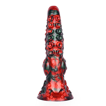 9 Inch Octopus Tentacle Knot Monster Dildo