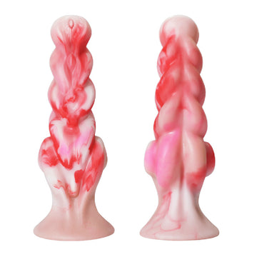 Pink Anaconda Dildo 7 Inch Soft Silicone