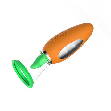 Orange Vibrator Cute Realistic Carrot Small