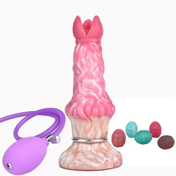 8 inch Pink Alien Ovipositor Dildo