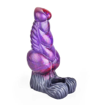 7 Inch Purple Knotted Monster Cock Sleeve