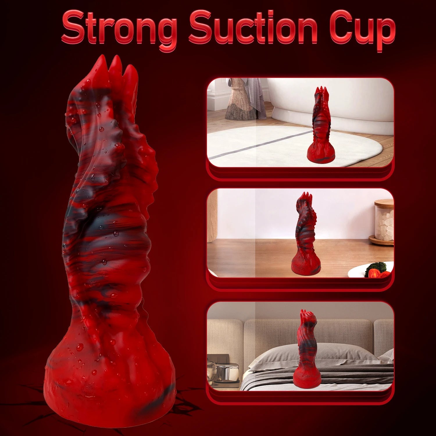 Knotted Dragon Dildo Adult Butt Plug