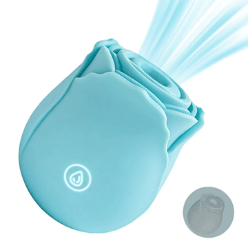 Blue Rose Sucking Nipple Stimulator Clitoral Vibrator