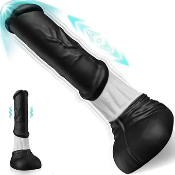 11 inch Thrusting Horse Cock Long Dildo