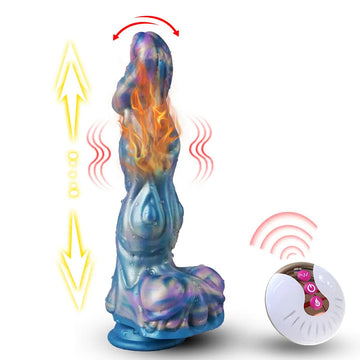 9 inch Alien Werewolf Thrusting Knot Dildo