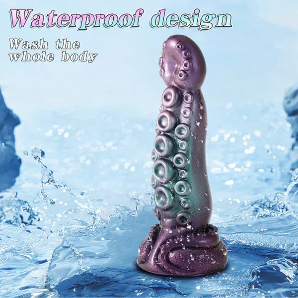 8 inch Fantasy Heated Vibrating Tentacle Dildo