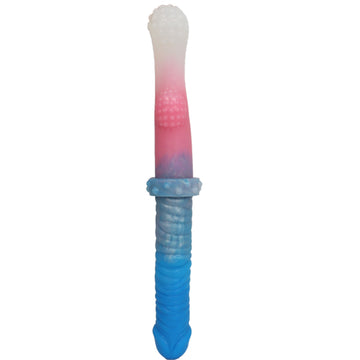 11 Inch Colorful Lesbian Double Head Dildo