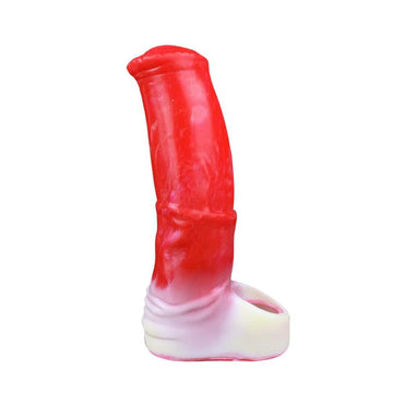 Red Soft Realistic Horse Cock Sleeve