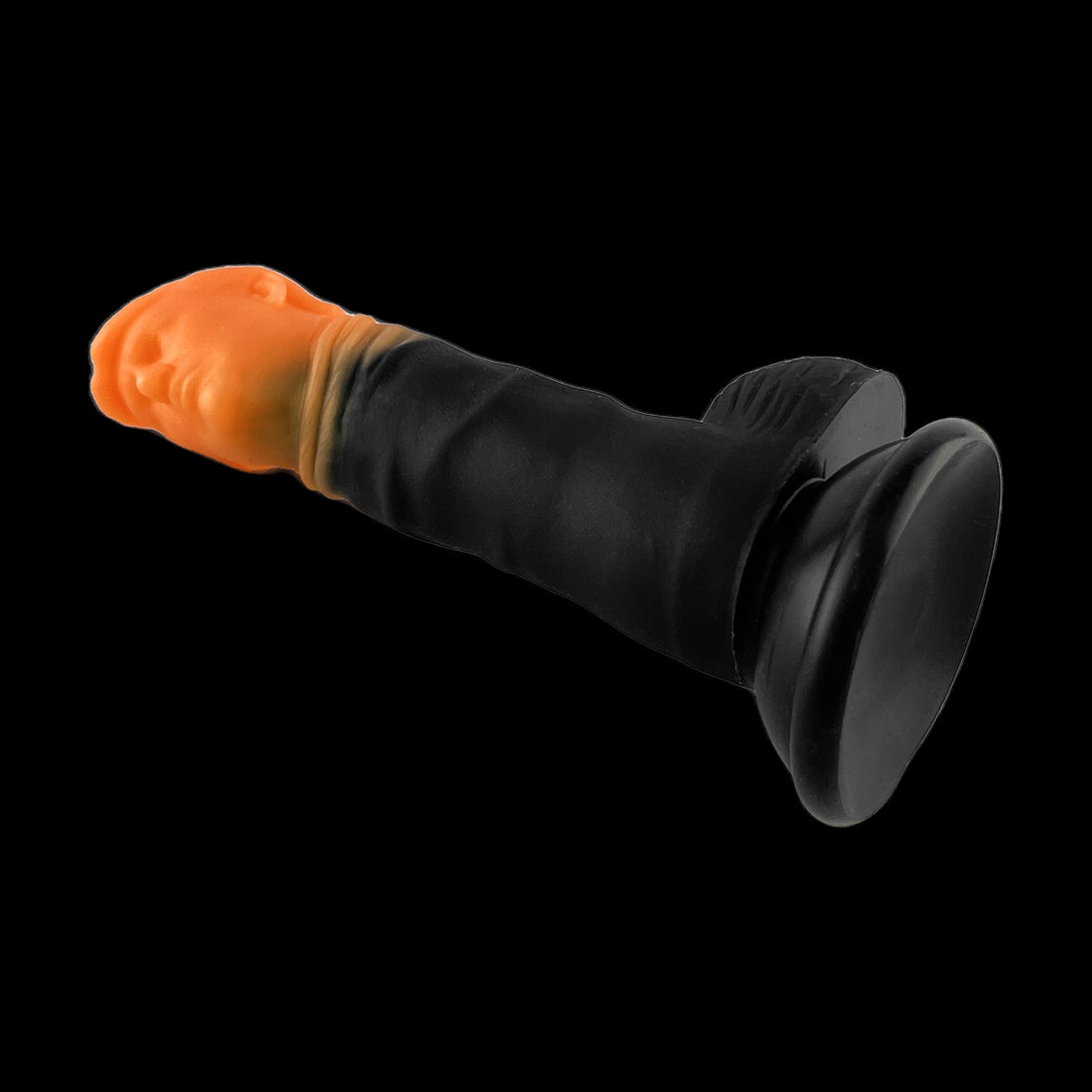 Black Silicone 6 Inch Funny Trump Dildo
