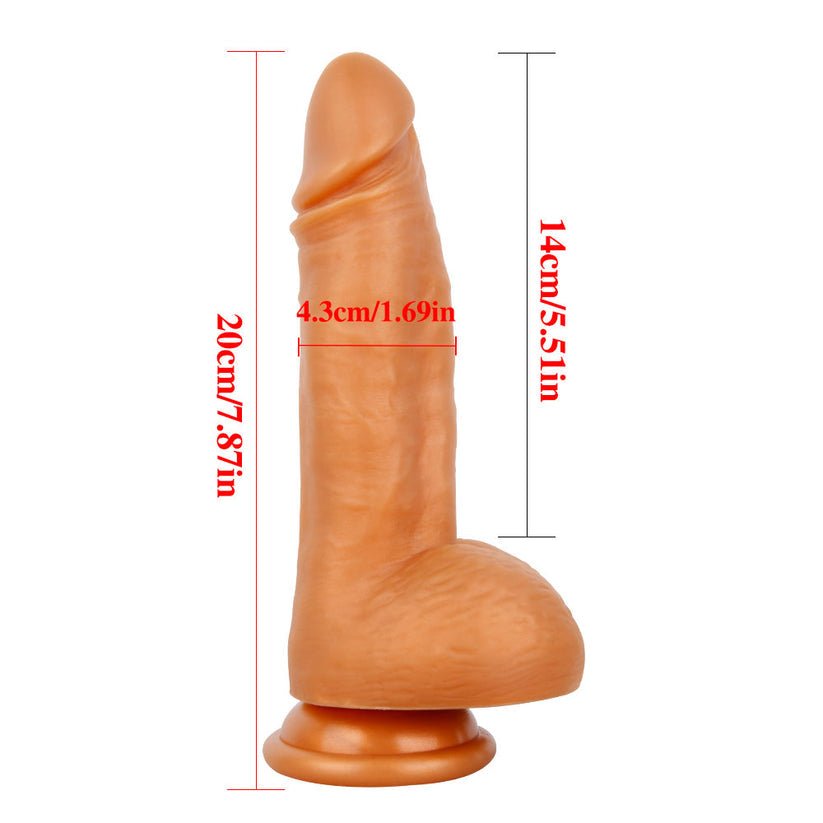 Soft Silicone Suction Cup Realistic Dildo