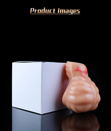 5-Inch Realistic Silicone Male Vibrator Penis Enlargement Sleeve