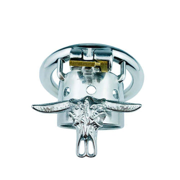 Bull Head Metal Male Chastity Cage