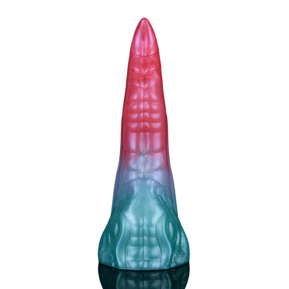8 Inch Gradient Fantasy Monster Tongue Dildo