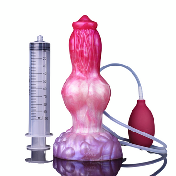 8 Inch Silicone Monster Dog Squirting Dildo