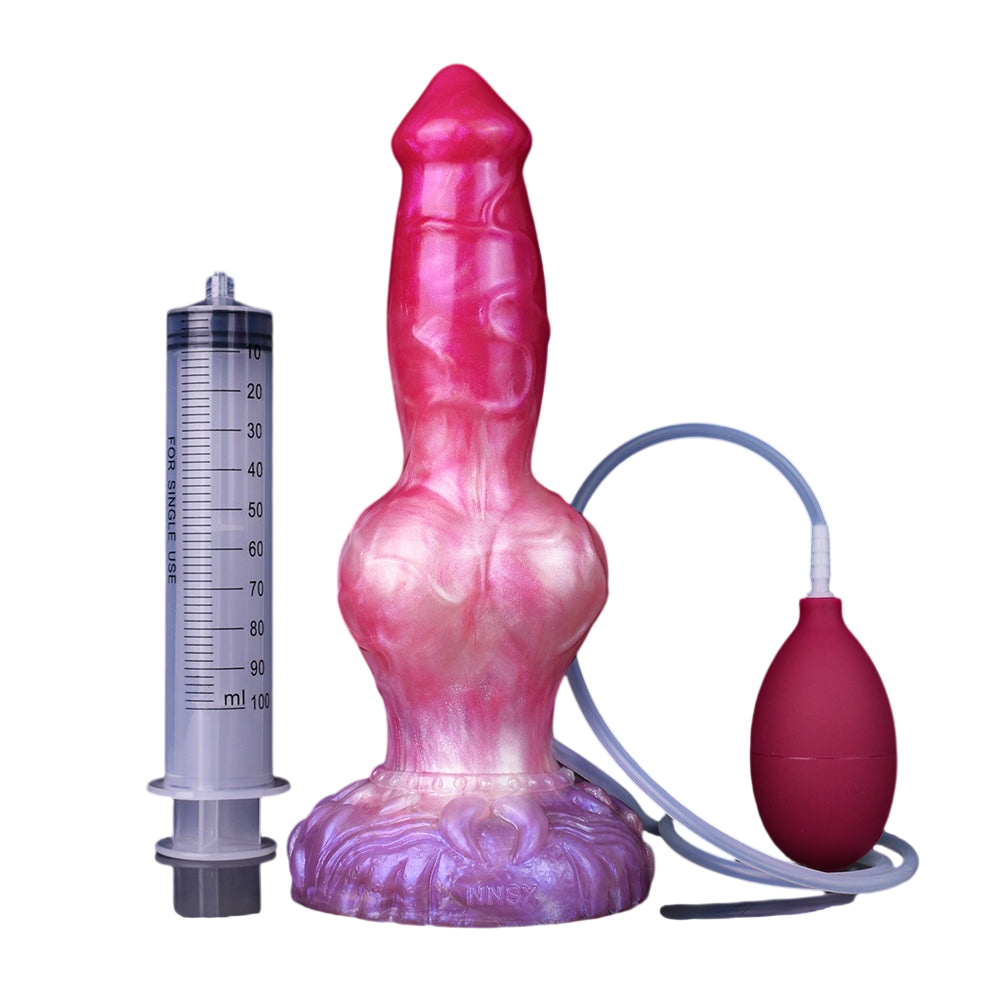 9 Inch Knot Fantasy Dog Squirting Dildo