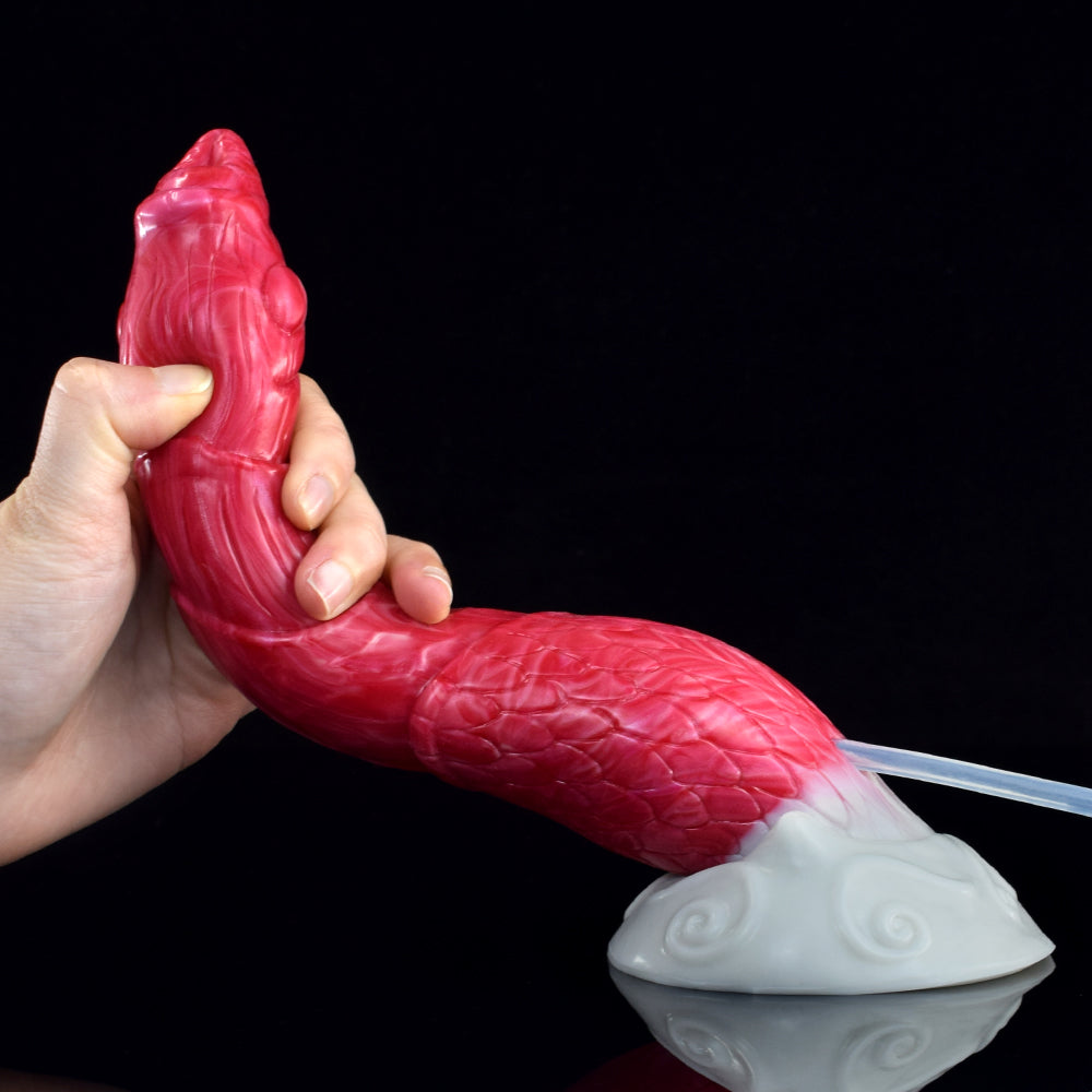 Red Horse Dildo Cumshot