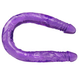 Load image into Gallery viewer, Double head 22 inch purple dildo