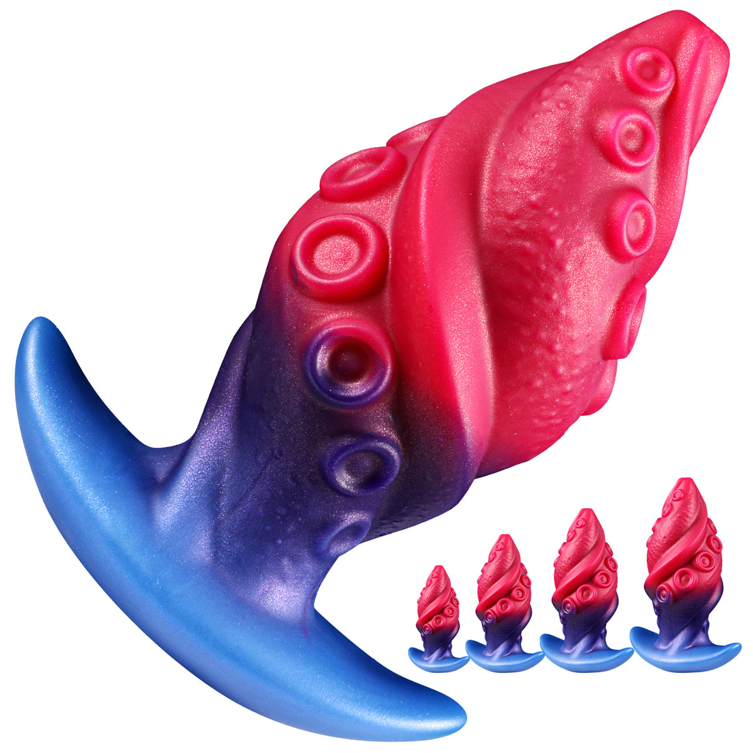 Tentacle Wearable Silicone Butt Plugs Fantasy Toy