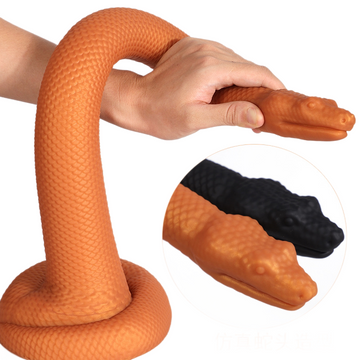 Soft Silicone Animal Long Anal Snake Dildo