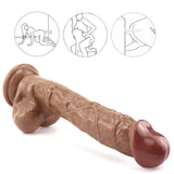 Load image into Gallery viewer, 9 Inch brown dildo