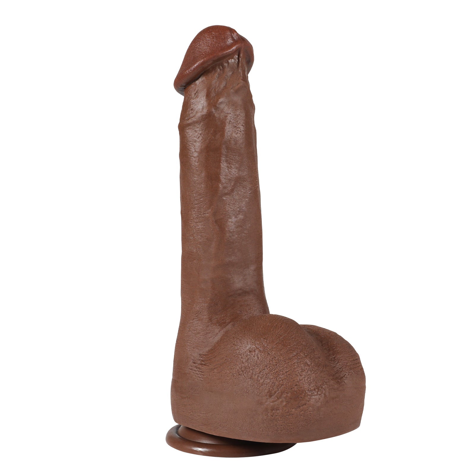 Shaft Brown Large with Balls 11 Inch Dildo