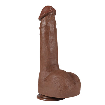 Shaft Brown Large with Balls 11 Inch Dildo