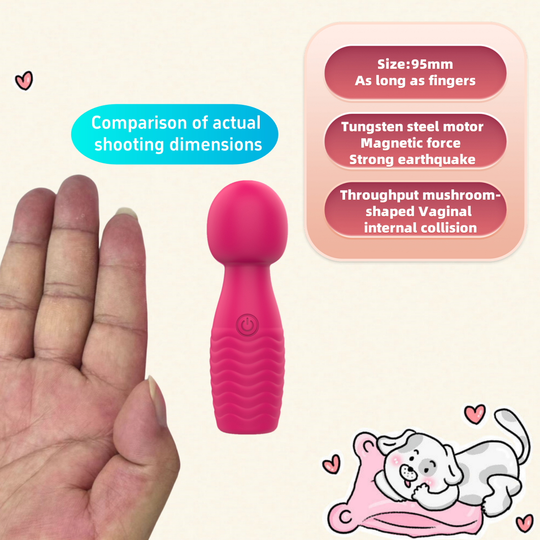 Mini Cute AV Massager Wand Vibrator