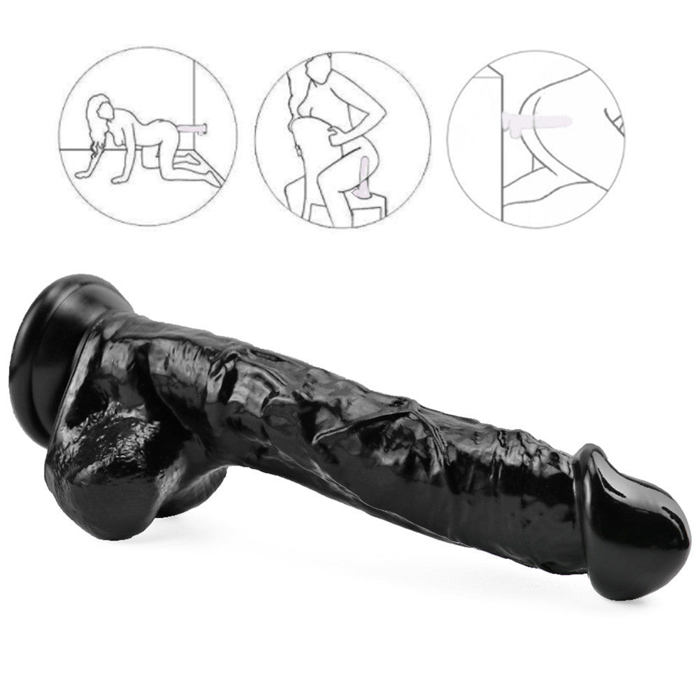 9 Inch black dildo