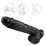 Load image into Gallery viewer, 10 Inch Dildo Big Black Realistic