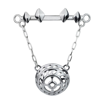 Metal Male Flat Chastity Cage With Belt