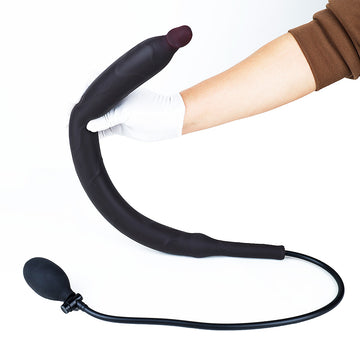 Deep Long Anal Dildo Inflatable Butt Plug
