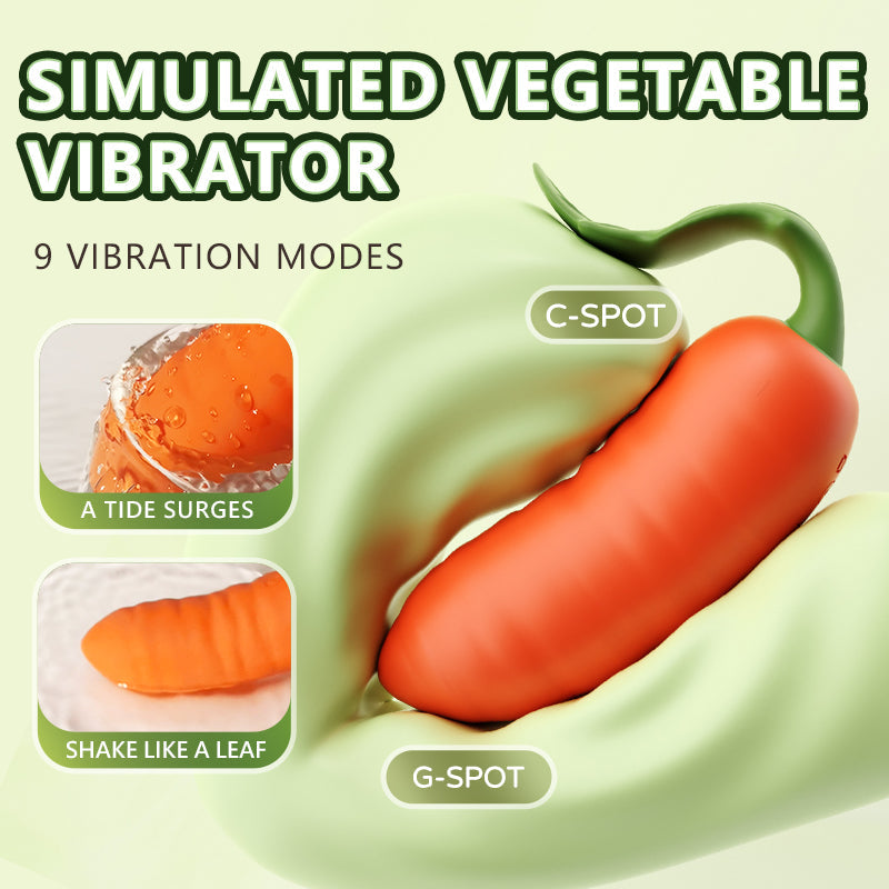 Five Discreet Vegetable Shaped G Spot Vibrators