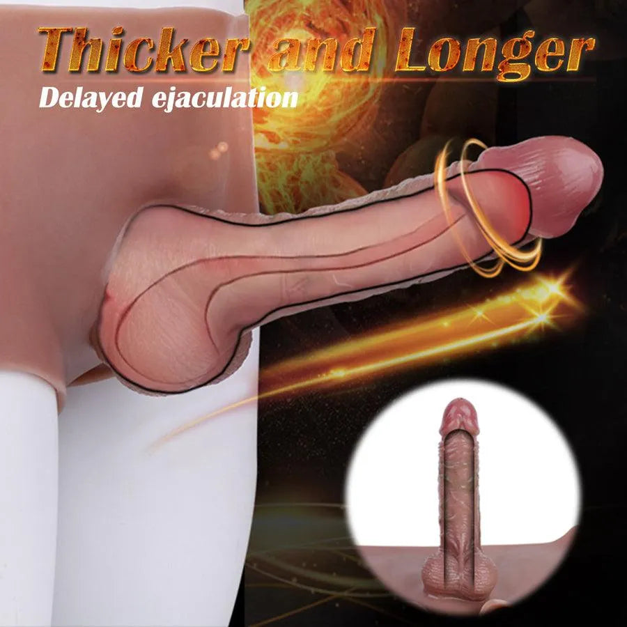 Silicone Wearable Strap-on Hollow Dildo