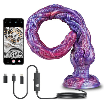 Extra long Tentacle Camera Endoscopy Anal Dildo