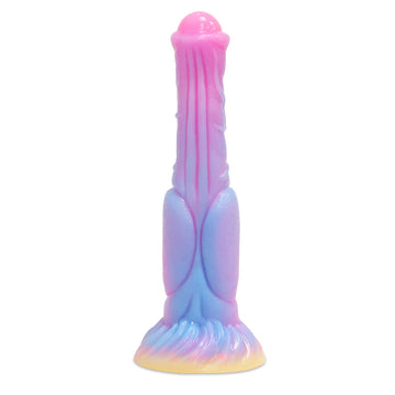 9 Inch Fantasy Horse Glow In The Night Dildo