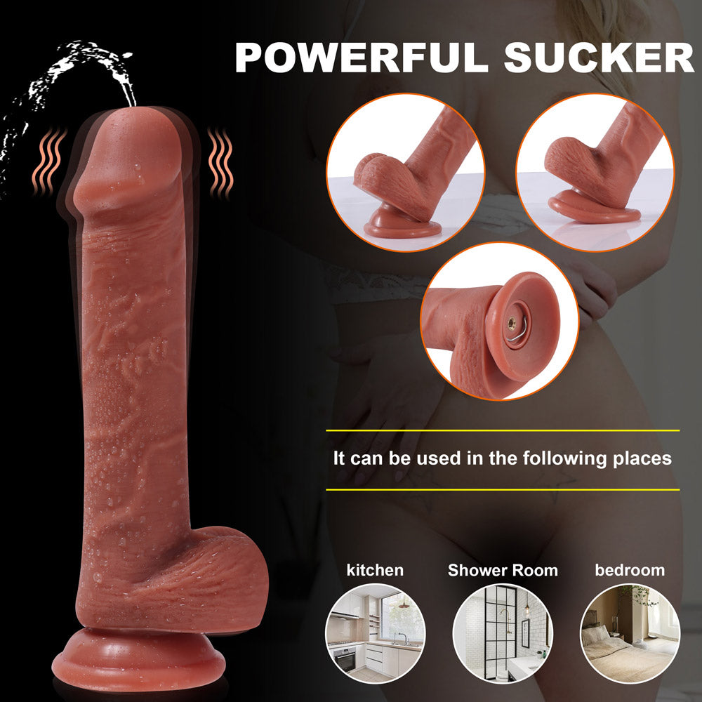 Vibrating Dildo Ejaculating Lifelike Remote controlled