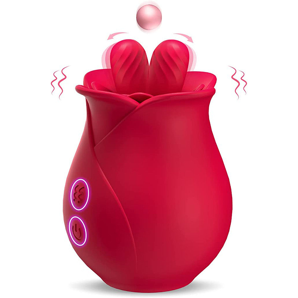 Rose Bud Vibrator Clitoral Massager Discreet Sex Toy