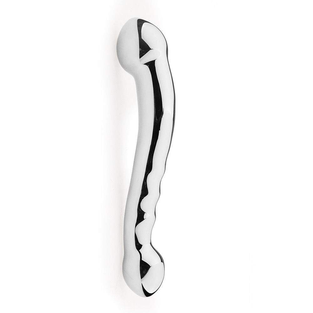 Stainless Steel Dildo Dual Head Massage