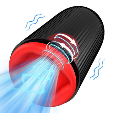 Waterproof Textured Penis Vibrating Male Masturbator