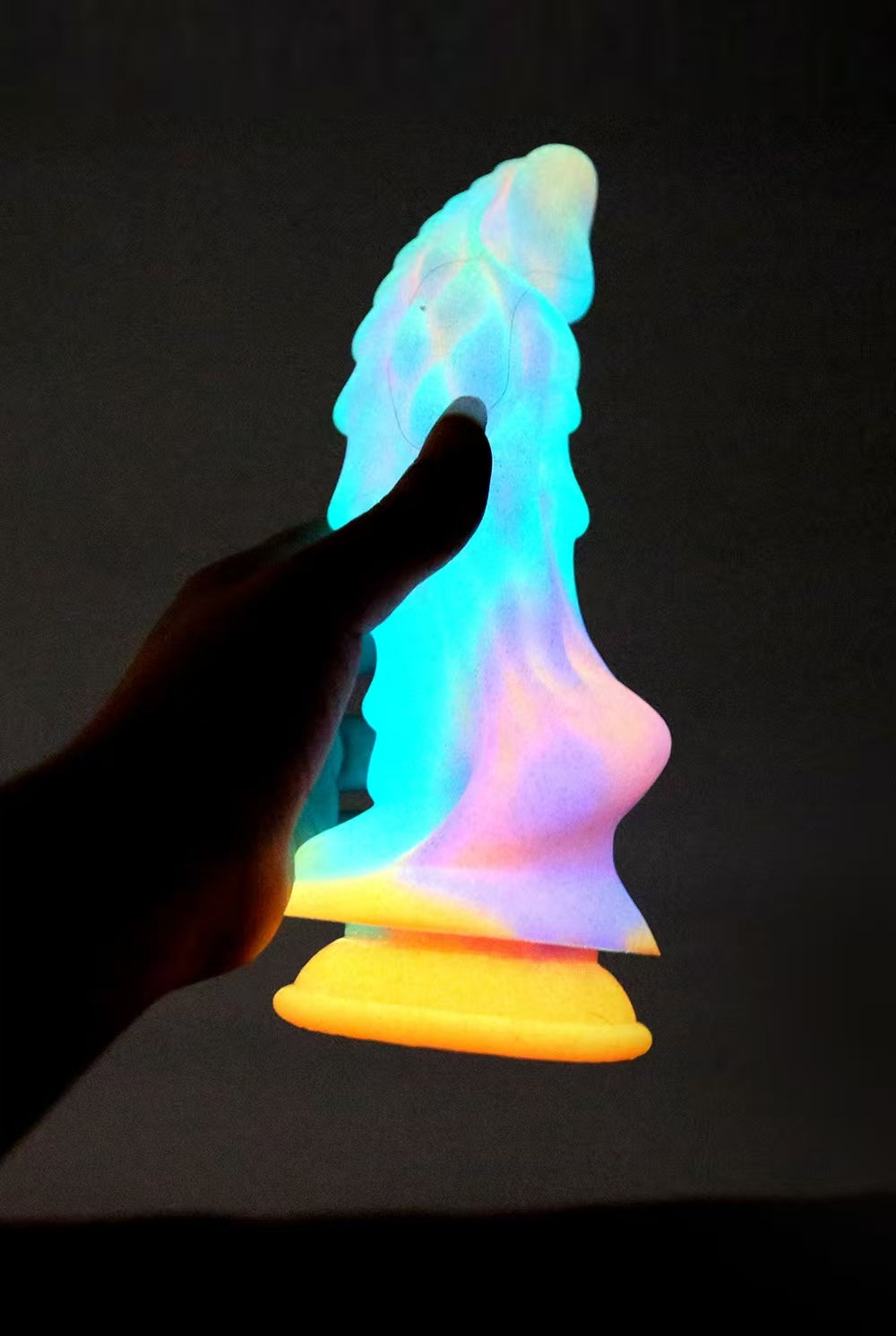 Silicone Fantasy Dragon Glow in the Dark Dildo