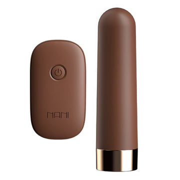 Brown Remote Control Small Bullet Vibrator