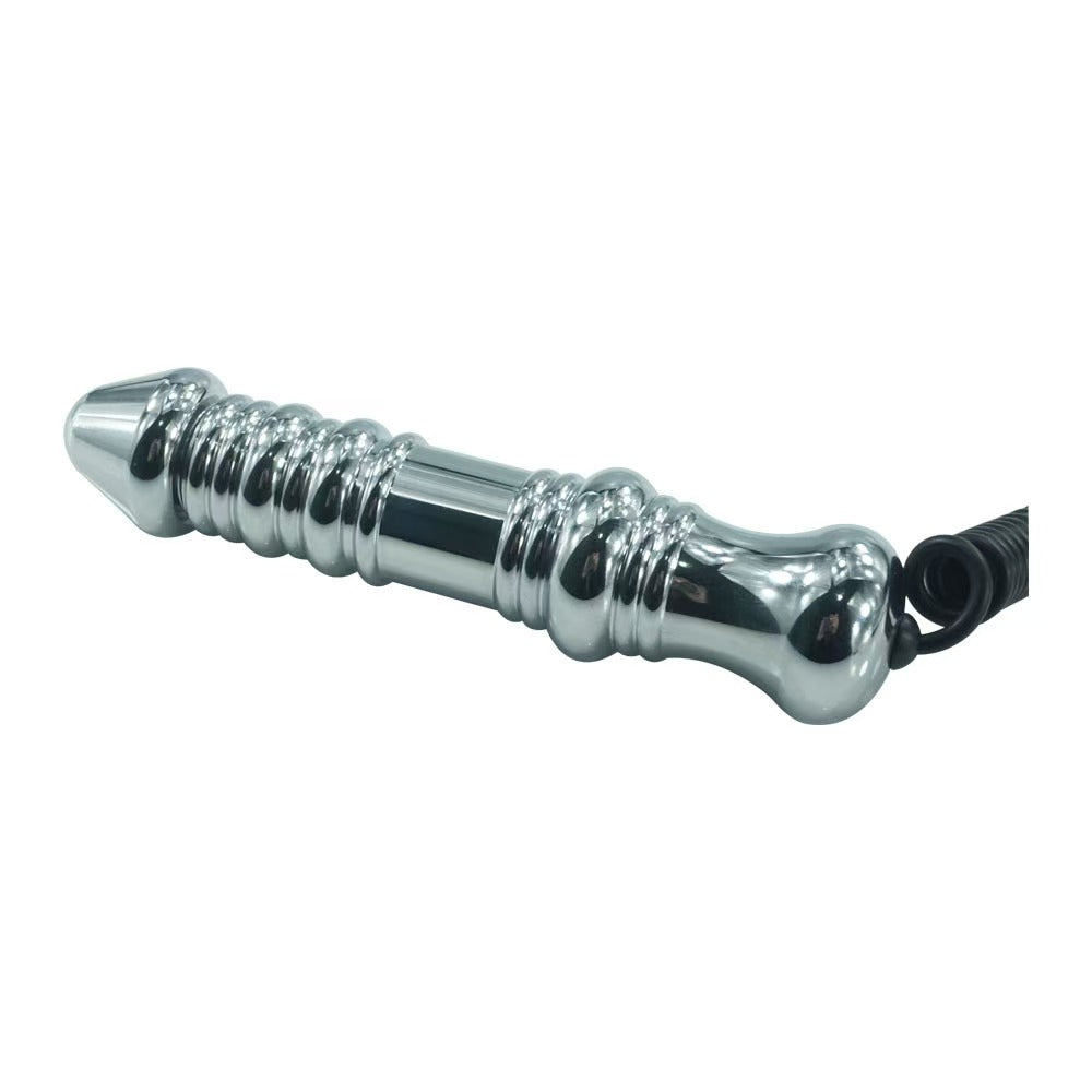 Estim Dildo Electric Shock Threaded Metal Dildo