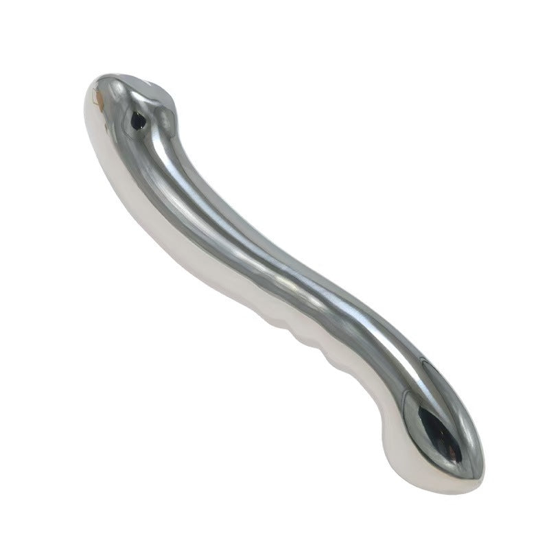 7 Inch Smooth G Spot Massage Metal Dildo