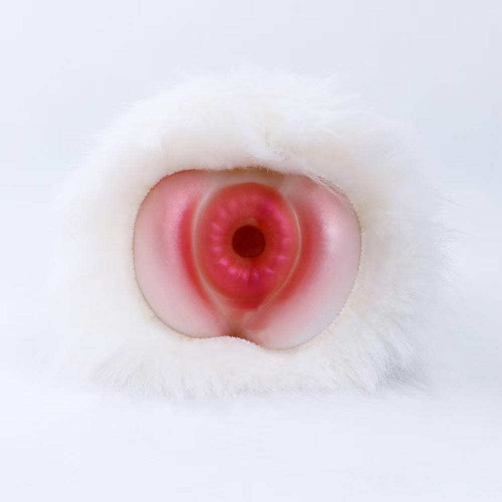 Animal Fleshlight Furry Samoyed Pussy Sex Toy